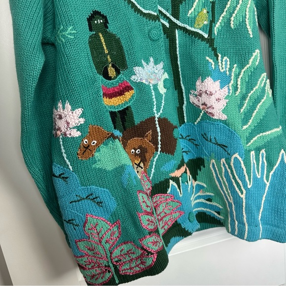 Storeybrook knit jungle cardigan - Picture 3 of 7